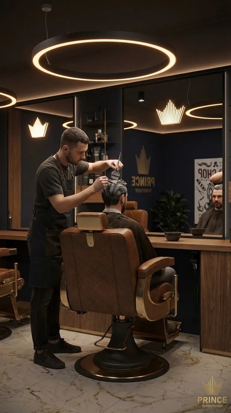 Камуфляж седины головы